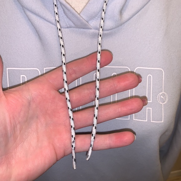 Puma Rebel Terry Woman’s Hoodie Sweatshirt Arctic ice - Picture 6 of 11